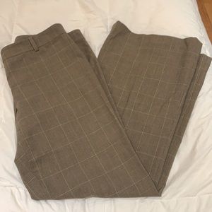 Plaid dress pants